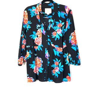 Maeve Woodland Walk Floral Long Sleeve Blouse 14